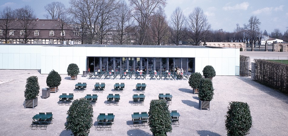 Café Herrenhäuser Gärten Hannover außen
